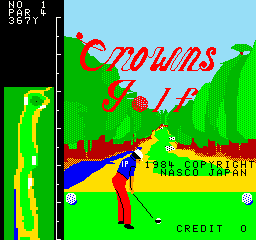 Crowns Golf (834-5419-03) Title Screen
